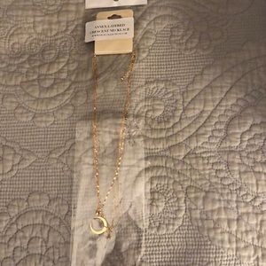 Layered Crescent Necklace (Gold)